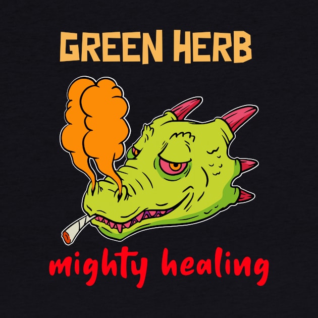 green herb, mighty healing by Zipora